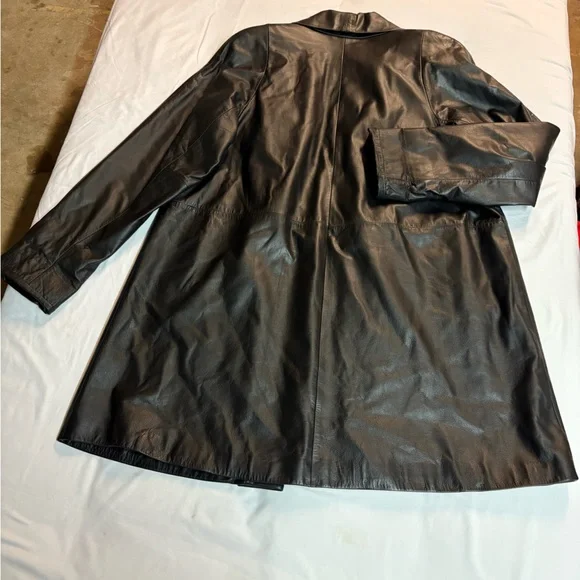 Preston & York Classic Black Leather Jacket - Picture 7 of 11
